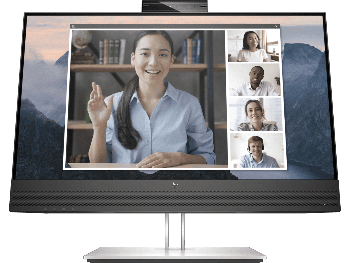HP 169L0AA E24mv G4 23.8in Conferencing Monitor w/ Webcam, Mic & Speaker