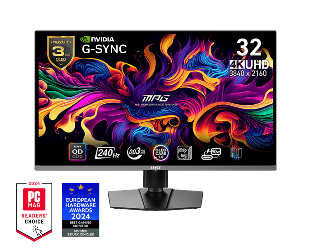 MSI MPG 321URX 31.5in 240Hz 4K UHD QD-OLED