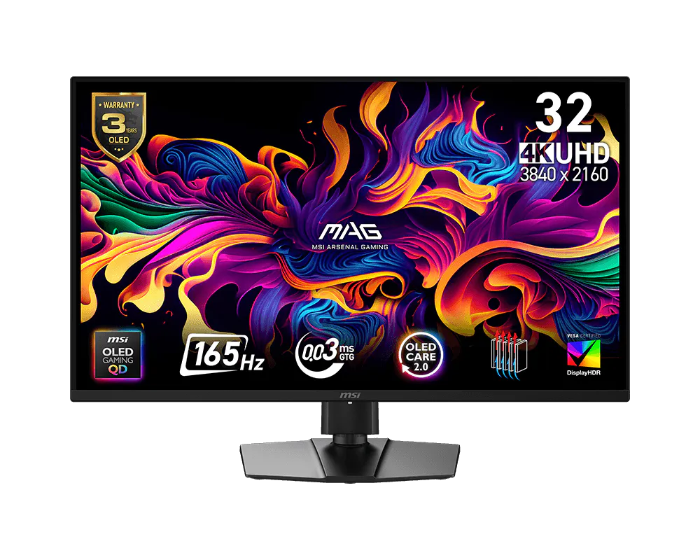 MSI MAG 322UP QD-OLED E16 32" 4K UHD 165Hz