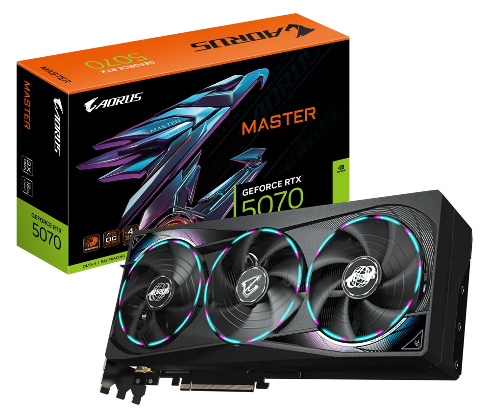 Gigabyte GV-N5070AORUS-M-12GD RTX 5070 Aorus Master 12GB