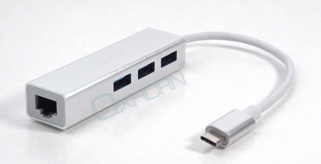 USB Type-C to USB 3.0 & Gigabit LAN Adapter