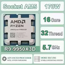 AMD RYZEN 9 9950X3D OEM CPU  on tray 100-100000719WOF 3 years wty