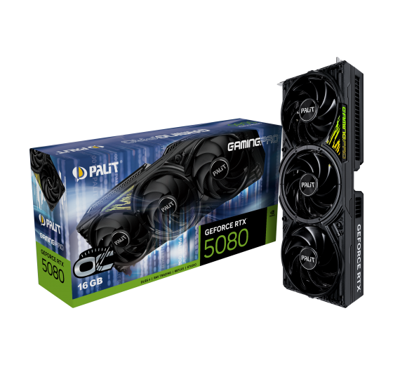 PALIT NE75080S19T2-GB2031A GeForce RTX 5080 GamingPro OC 16GB